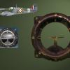 Cadran horizon artificiel avion Spitfire - Seconde guerre mondiale